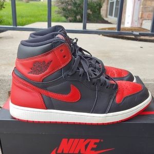 Jordan 1 Cyber Monday Bred Custom 10.5